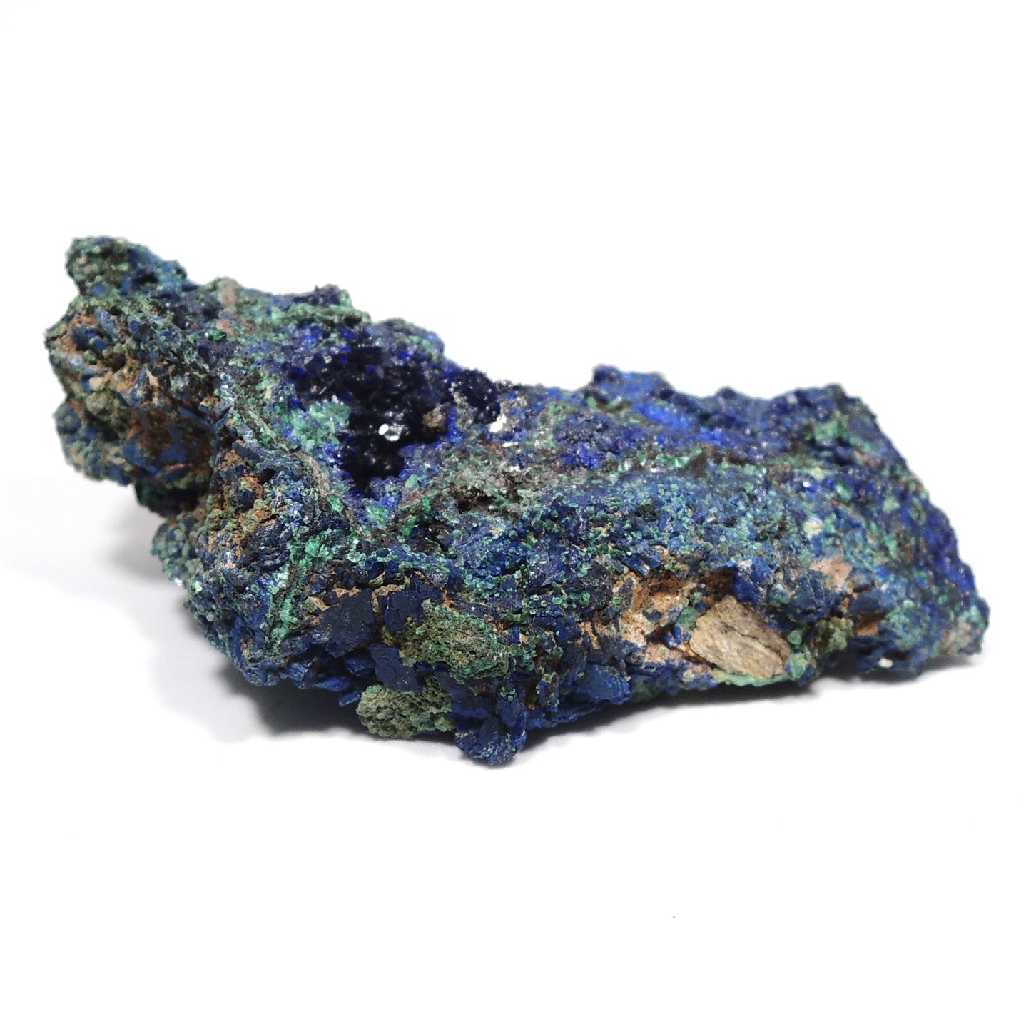 アズライト マラカイト 孔雀石 藍銅鉱 中国産 原石 Malachite Azurite